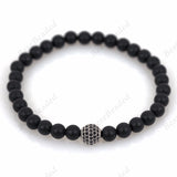 Black Onyx Beads & Round Ball Beaded Bracelets 6mm - BestBeaded