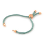 Half-finished Cord Bracelet With Sliding Slider Stopper Beads,Adjustable Connector for diy Jewelry Making Findings - BestBeaded