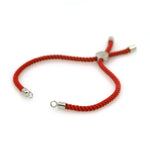 Half-finished Cord Bracelet With Sliding Slider Stopper Beads,Adjustable Connector for diy Jewelry Making Findings - BestBeaded
