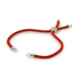 Half-finished Cord Bracelet With Sliding Slider Stopper Beads,Adjustable Connector for diy Jewelry Making Findings - BestBeaded