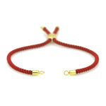 Half-finished Cord Bracelet With Sliding Slider Stopper Beads,Adjustable Connector for diy Jewelry Making Findings - BestBeaded