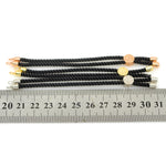 Half-finished Cord Bracelet With Sliding Slider Stopper Beads,Adjustable Connector for diy Jewelry Making Findings - BestBeaded