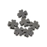 Gold Clover Brass Flower Spacer Accessories for Handmade Findings 10x2.5mm - BestBeaded