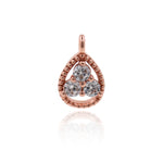 Teardrop Pendant,CZ Necklace/Bracelet Tiny Handmade Jewelry Findings 13x8mm - BestBeaded
