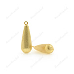 Sand Gold Pendant Round Cone Shape Charm 24K Spike Jewelry Findings - BestBeaded