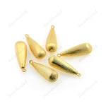 Sand Gold Pendant Round Cone Shape Charm 24K Spike Jewelry Findings - BestBeaded