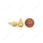 Teardrop Oval Pendant 24K Gold Geometric Beads - BestBeaded