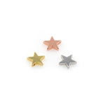 Gold Plated Tiny Star Pendant Beads for Jewelry Making - BestBeaded