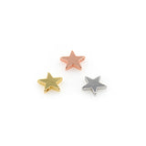 Gold Plated Tiny Star Pendant Beads for Jewelry Making - BestBeaded