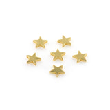Gold Plated Tiny Star Pendant Beads for Jewelry Making - BestBeaded