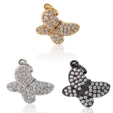 Butterfly Pendant for Women Bracelet Charms,Necklace Beads 17mm - BestBeaded