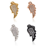 Angel Wing Sideway for Bracelet Charms Pendant,DIY Necklace Pendant Beads Jewelry Making 15x6mm - BestBeaded