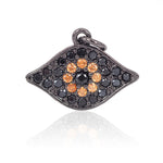 Evil Eye for Mens Bracelet/Necklace Pendant,DIY Handmade Beads 18x13mm - BestBeaded