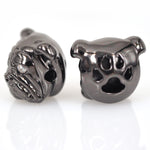 Bulldog Bracelet Spacer Beads Jewelry Accessories 13x11mm - BestBeaded