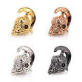 Roman Warrior Gladiator Helmet Spacer Beads 8x16mm - BestBeaded