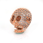 Angry Skull Head Beads for Men Bracelet 17x13mm - BestBeaded