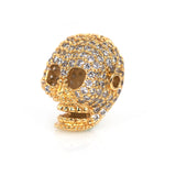 Angry Skull Head Beads for Men Bracelet 17x13mm - BestBeaded