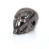 Iron Man Mask Head Bead Superhero Helmet Spacer 8x13mm - BestBeaded