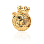 King Crown Lion Spacer Bead for Bracelet Accessories  9x14mm - BestBeaded