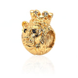 King Crown Lion Spacer Bead for Bracelet Accessories  9x14mm - BestBeaded