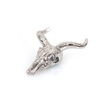 Bull Skull Pendant Charms for DIY Jewelry Supplies 18x20mm - BestBeaded