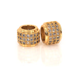Large Hole Bead for European Style Bracelet Charms 8x6mm - BestBeaded