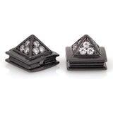 Pyramid Charm Spacer Bead for Braided Bracelet Jewelry Making Supplies 10x10mm - BestBeaded