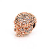 Skull Head Spacer Beads,for Bracelet Charms Bead Punk DIY Jewelry Making 10x13mm - BestBeaded