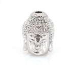 Lucky Buddha Head Men Women Charm Bracelet Beads Yoga DIY Jewelry Making 10x14mm - BestBeaded