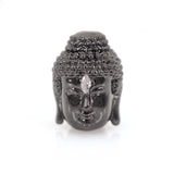 Lucky Buddha Head Men Women Charm Bracelet Beads Yoga DIY Jewelry Making 10x14mm - BestBeaded