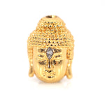 Lucky Buddha Head Men Women Charm Bracelet Beads Yoga DIY Jewelry Making 10x14mm - BestBeaded