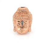 Lucky Buddha Head Men Women Charm Bracelet Beads Yoga DIY Jewelry Making 10x14mm - BestBeaded