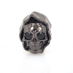Punk Grim Reaper Skull Charms Beads for Men's Bracelet Jewelry Making 11x17mm - BestBeaded