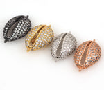 Sea Shell Connector for Bracelet Making Venus Flytrap Bead Jewelry Supplies 22x12mm - BestBeaded