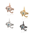 Eye of Horus Charms Necklace Pendant for Original Jewelry Making Beaded Handcraft 11x9mm - BestBeaded