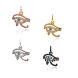 Eye of Horus Charms Necklace Pendant for Original Jewelry Making Beaded Handcraft 11x9mm - BestBeaded