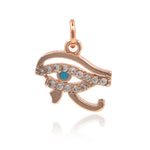 Eye of Horus Charms Necklace Pendant for Original Jewelry Making Beaded Handcraft 11x9mm - BestBeaded