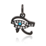 Eye of Horus Charms Necklace Pendant for Original Jewelry Making Beaded Handcraft 11x9mm - BestBeaded