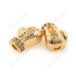 Sports Boxing Glove Charm Spacer Beads DIY Making for Bracelet Jewelry Findings 13x9mm - BestBeaded