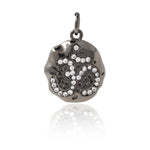 OM Yoga Pendant,OM Necklace Charm for DIY Spiritual Jewellery Making Findings 14x17mm - BestBeaded