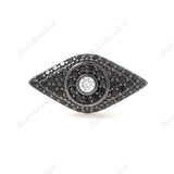 Evil Eye Charms for Bracelet/Necklace Jewelry Making 20x10mm - BestBeaded