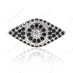 Evil Eye Charms for Bracelet/Necklace Jewelry Making 20x10mm - BestBeaded