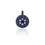 Mini Evil Eye Charms Pendant Pave CZ fit DIY Bracelet/Necklace Jewelry Making Supplies 6MM - BestBeaded