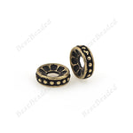 Antique Round Spacer Beads Bracelet Charms 8mm - BestBeaded