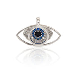 Evil Eye Pendants Charm Micro Pave CZ for Charms Necklace Jewelry Making - BestBeaded