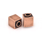 Square Beads Antique Style Use in Original DIY Braided Bracelet Jewelry Making 9x7mm - BestBeaded