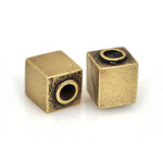 Square Beads Antique Style Use in Original DIY Braided Bracelet Jewelry Making 9x7mm - BestBeaded