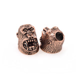 Roar Orangutan Lanyard Skull Bead for EDC Paracord Bracelet DIY Jewelry Making 14x20mm - BestBeaded