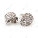 Baseball Cap Spacer Beads Sports Jewelry Findings,DIY Bracelet Making Charm 11x11mm - BestBeaded