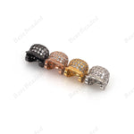 Baseball Cap Spacer Beads Sports Jewelry Findings,DIY Bracelet Making Charm 11x11mm - BestBeaded